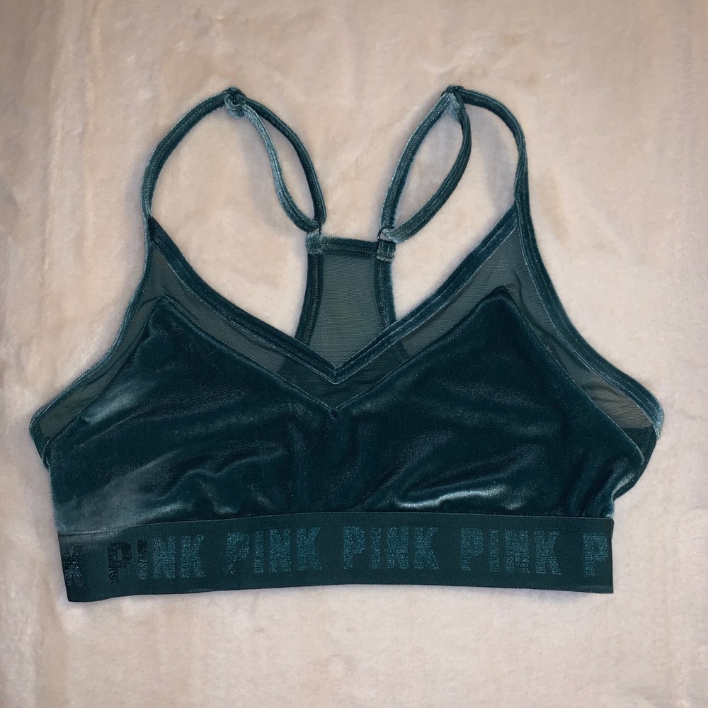 NWOT vs pink velvet sports bra - Picture 5 of 16